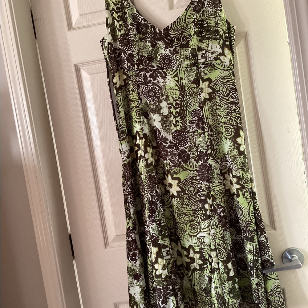 summer dress by tribal.  Very gently worn.  Size 10